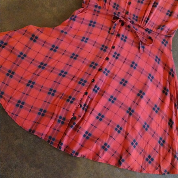 Hot Topic Plaid Dress Medium - Picture 5 of 7
